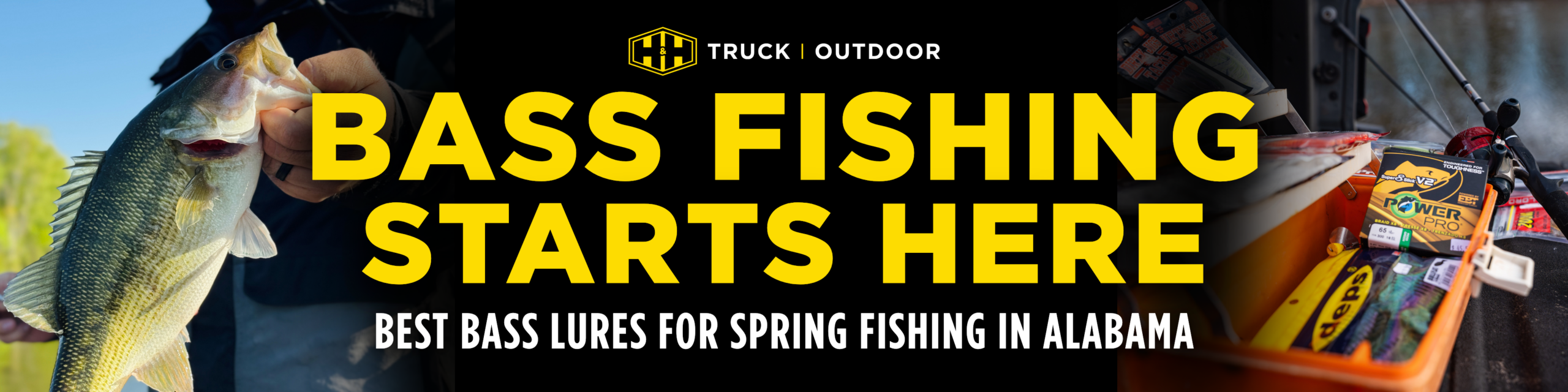 Best bass fishing lures for spring in Alabama